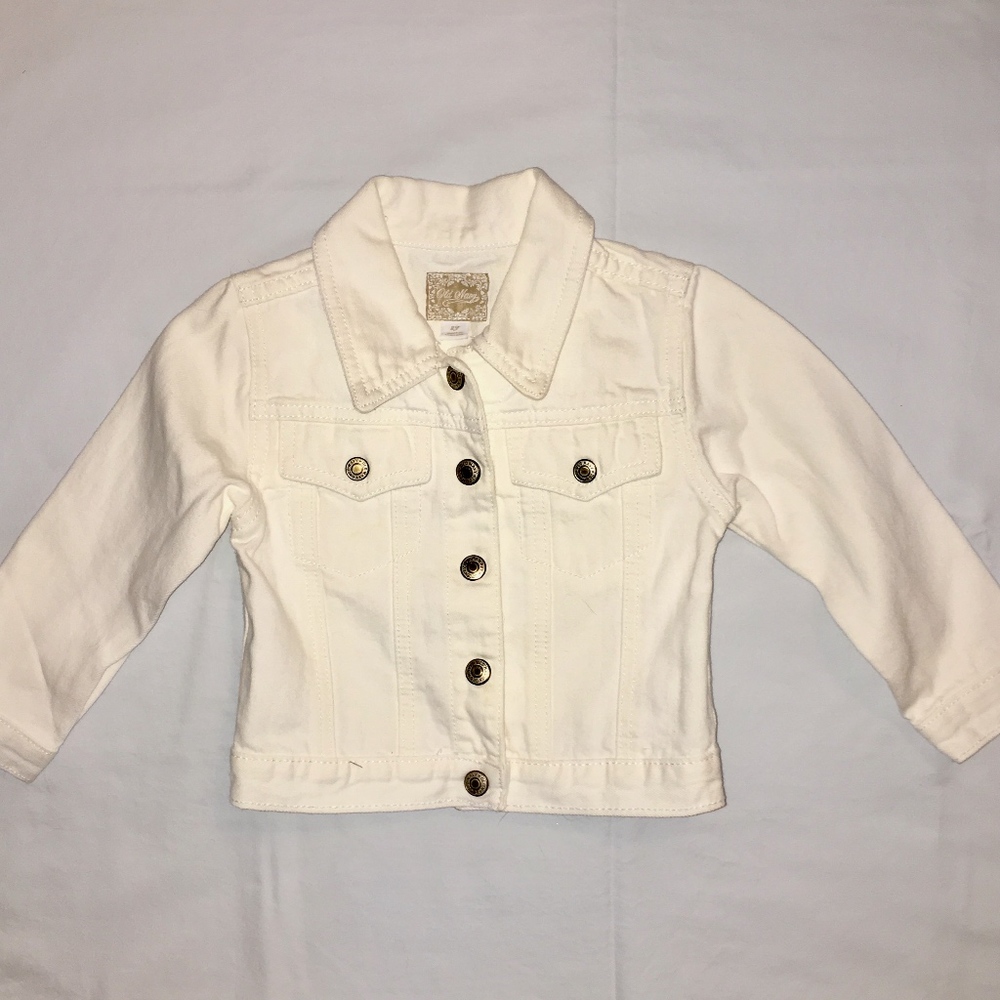 Old Navy White Denim Jacket